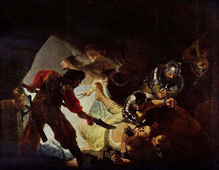 The Blinding of Samson,, REMBRANDT Harmenszoon van Rijn